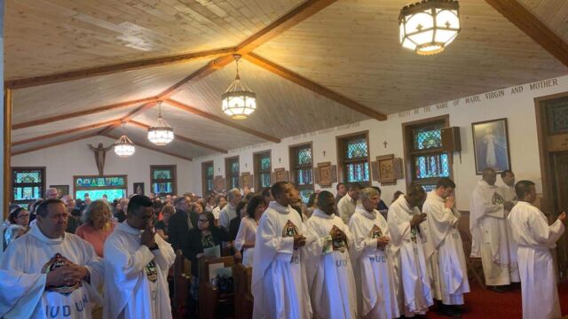 Grand Re-opening of the Sanctuary of Mary,
Our Lady of the Holy Spirit, Branchville, New Jersey. September 8, 2019