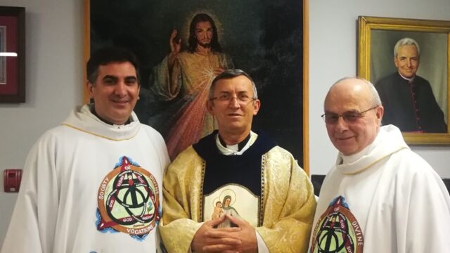 Il Superiore Generale con fr. Michael Reardon, SDV, USA Quasi-Provincial (right) and fr. Armando Palmieri, SDV (left). November 3, 2019