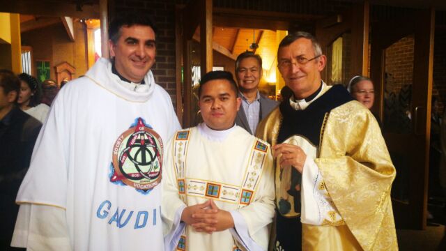 Deaconate ordination of bro. Ignatio Cogollodo, SDV ). Iselin, New Jersey, November 3, 2019.