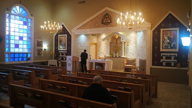 Fr. Justin Vocationary, Florham Park, New Jersey. Chapel.
