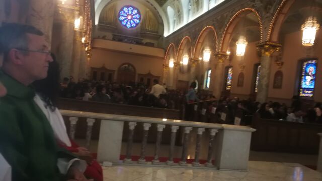 Church of the Visitation, New Brunswick, New Jersey. Sunday Mass, November 17, 2019