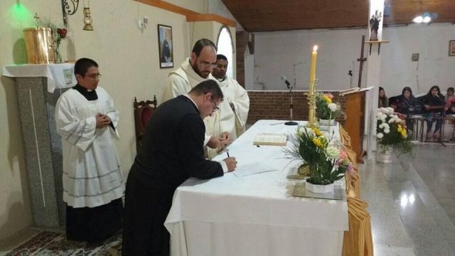 Renovación de votos de Hno. Alejandro Agudelo