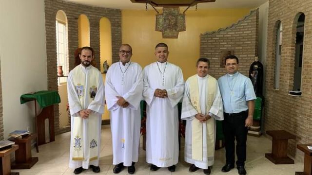 Ingresso in Noviziato di Winner de Oliveira Alves e di Márcio Henrique Cerqueira de Abreu. Salvador, Bahia, Brasil, 7 febbraio 2021. - - Entry into the Novitiate of Winner de Oliveira Alves and Márcio Henrique Cerqueira de Abreu. - - Ingresso no Noviciado do Winner de Oliveira Alves e Márcio Henrique Cerqueira de Abreu. Salvador, Bahia, Brasil, 7 de fevereiro de 2021.