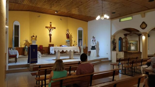 Apertura nuova comunità Vocazionista in San Juan: Parroquia Sagrado Corazón, Capilla Santísimo Sacramento. San Juan, Argentina 19/3/2021