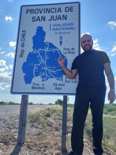 Padre Emiliano in San Juan, Argentina per la riapertura della comunità vocazionista