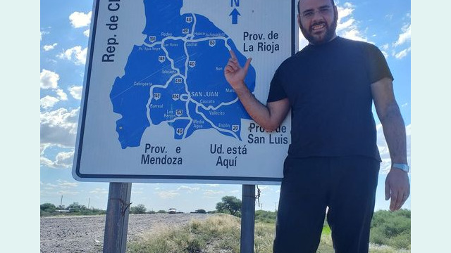 Padre Emiliano in San Juan, Argentina per la riapertura della comunità vocazionista