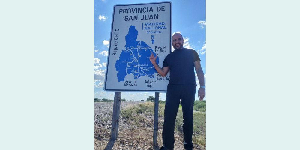 Padre Emiliano in San Juan, Argentina per la riapertura della comunità vocazionista