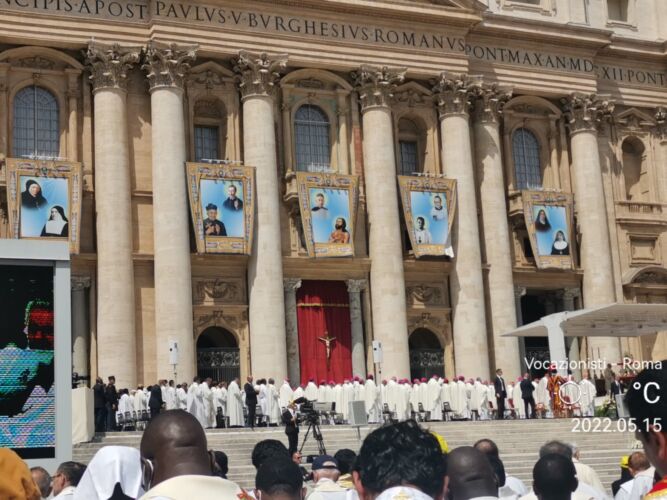 15 Maggio 2022 Canonizzazione di San Giustino Russolillo, PIazza San Pietro in Vaticano.