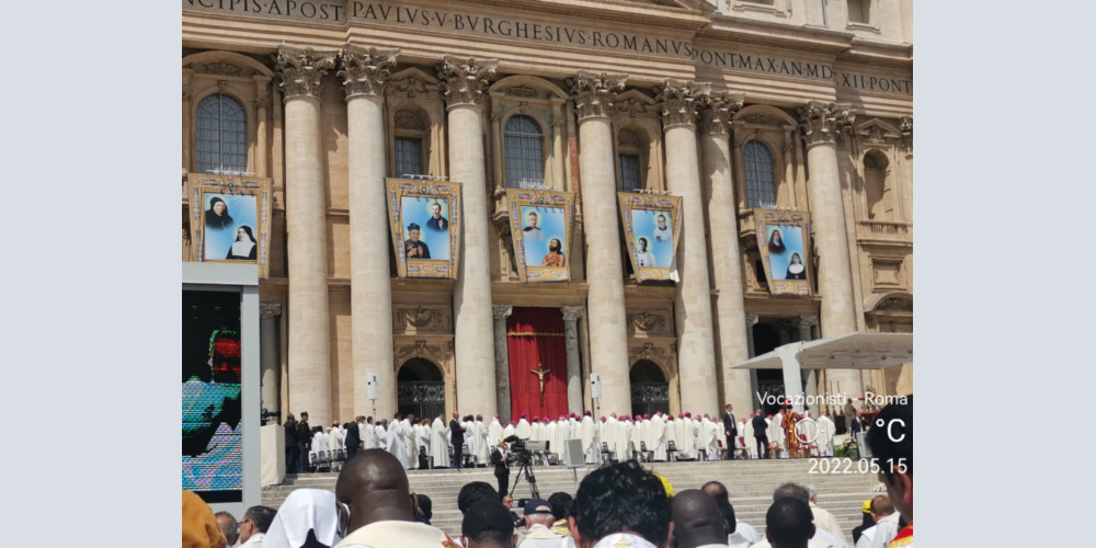 15 Maggio 2022 Canonizzazione di San Giustino Russolillo, PIazza San Pietro in Vaticano.